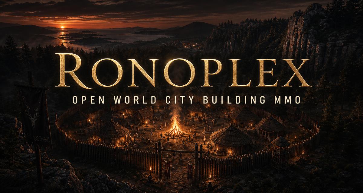 Ronoplex free browser strategy game key art and settlement